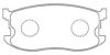AISIN ASN-174 Brake Pad Set, disc brake